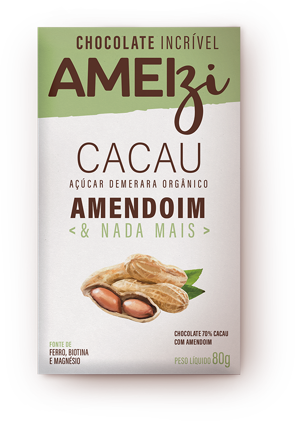 Ameizi Chocolate Incrível -Amendoim